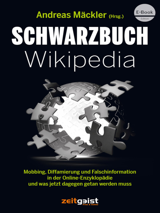 Title details for Schwarzbuch Wikipedia by Andreas Mäckler - Available